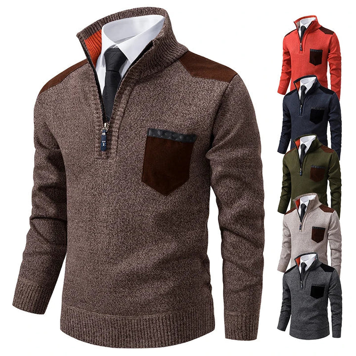 Clinton™ – Refined Half-Zip Sweater