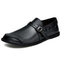 Glen™ | Buckled Leather Loafers