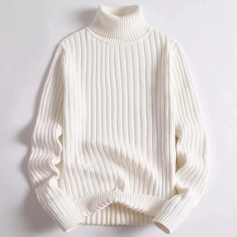 HARRINGTON™ - RIBBED TURTLENECK SWEATER