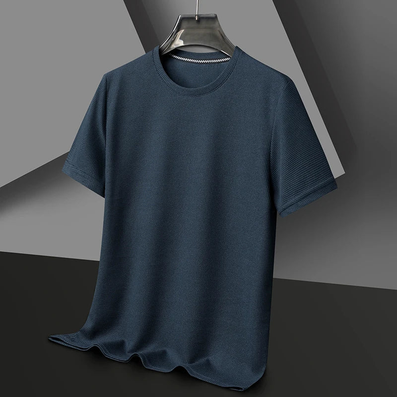 Ewan™ – Textured Knit T-Shirt