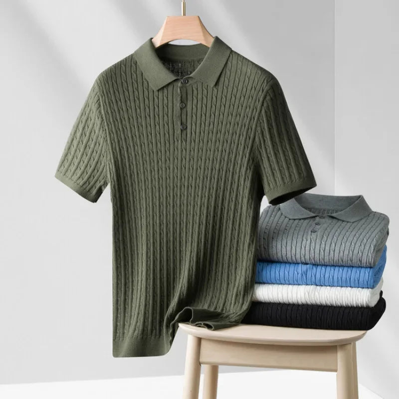 Winston™ | Textured Cotton Polo