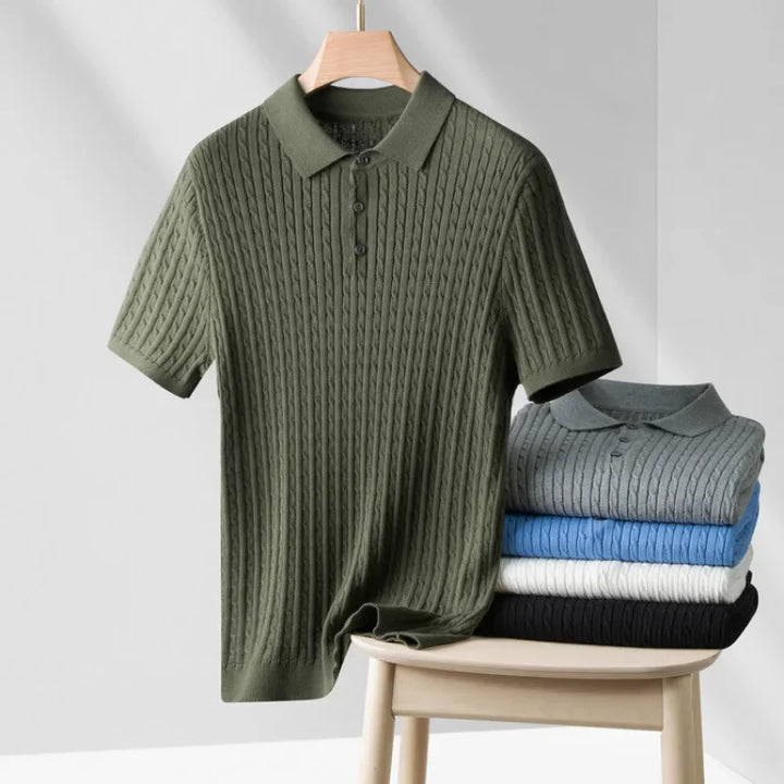 Winston™ | Textured Cotton Polo