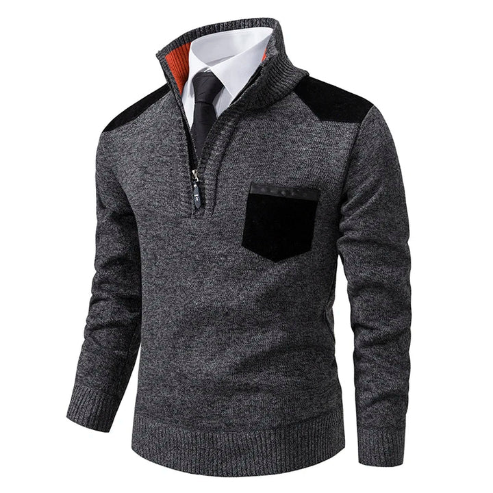 Clinton™ – Refined Half-Zip Sweater