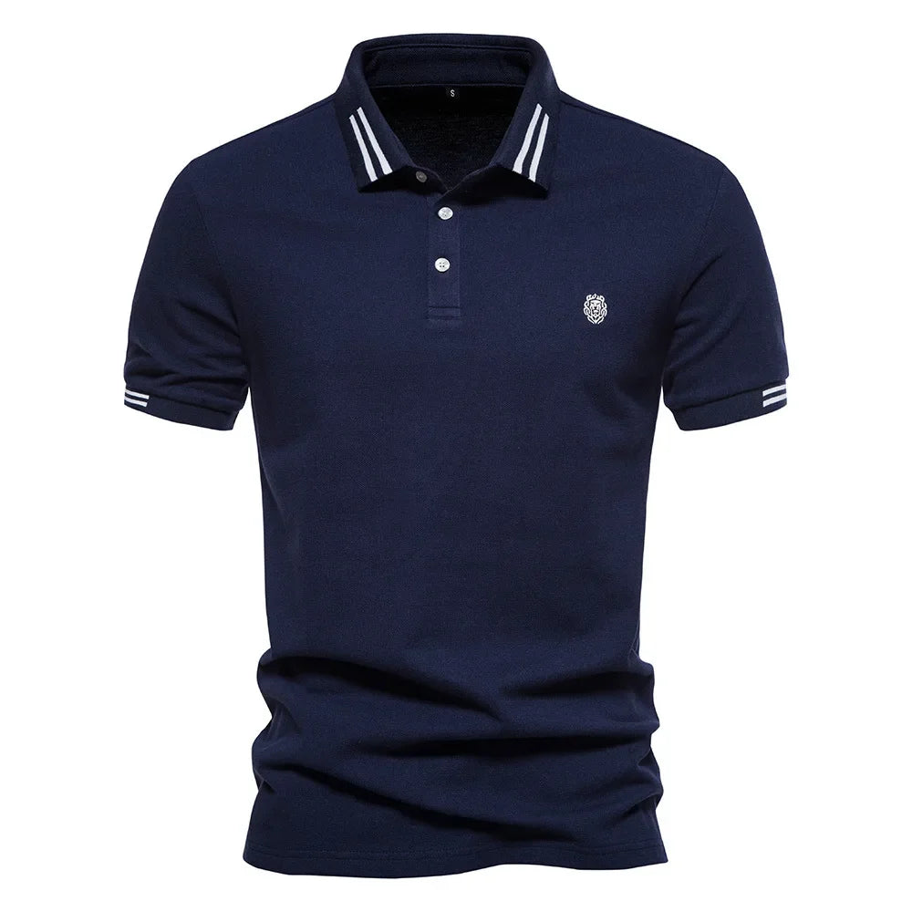 Noah™ – Refined Stripe Collar Polo