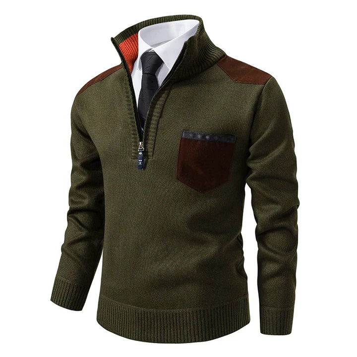 Clinton™ – Refined Half-Zip Sweater