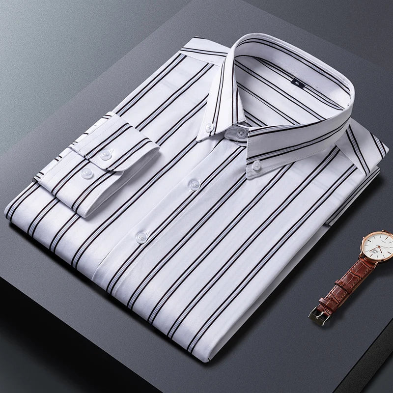 Haven – Men’s Elegant Striped Shirt