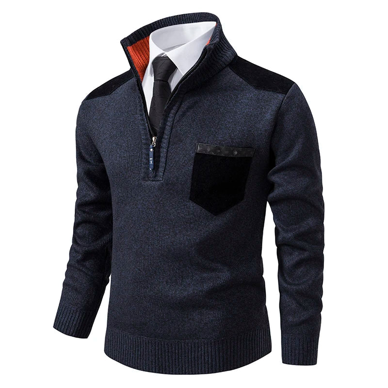 Clinton™ – Refined Half-Zip Sweater