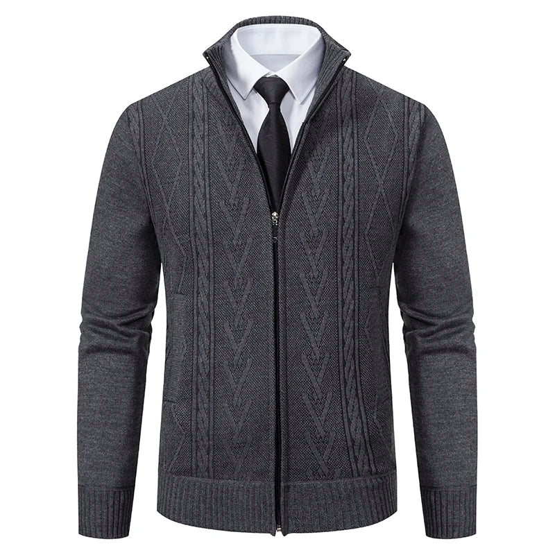 Dawson™ – Textured Zip Cardigan
