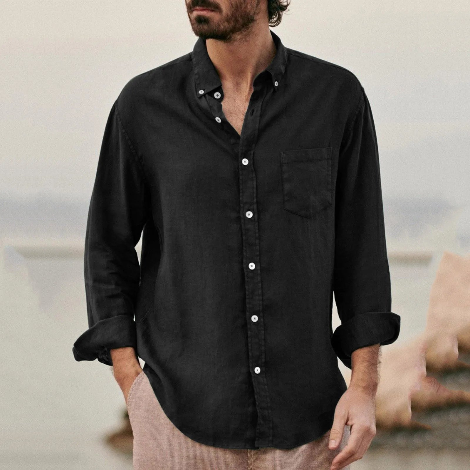 Nathan™ | Linen Shirt