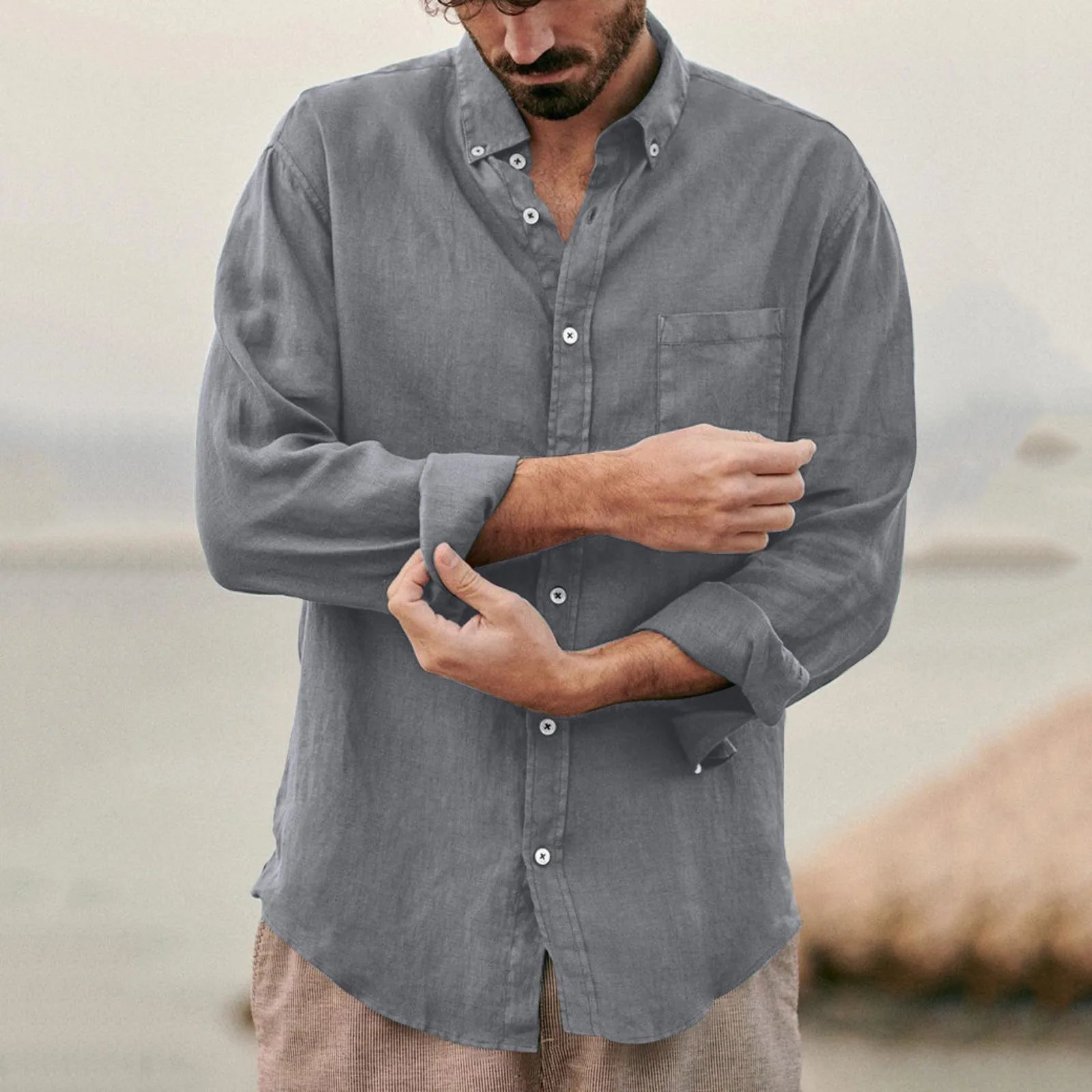 Nathan™ | Linen Shirt