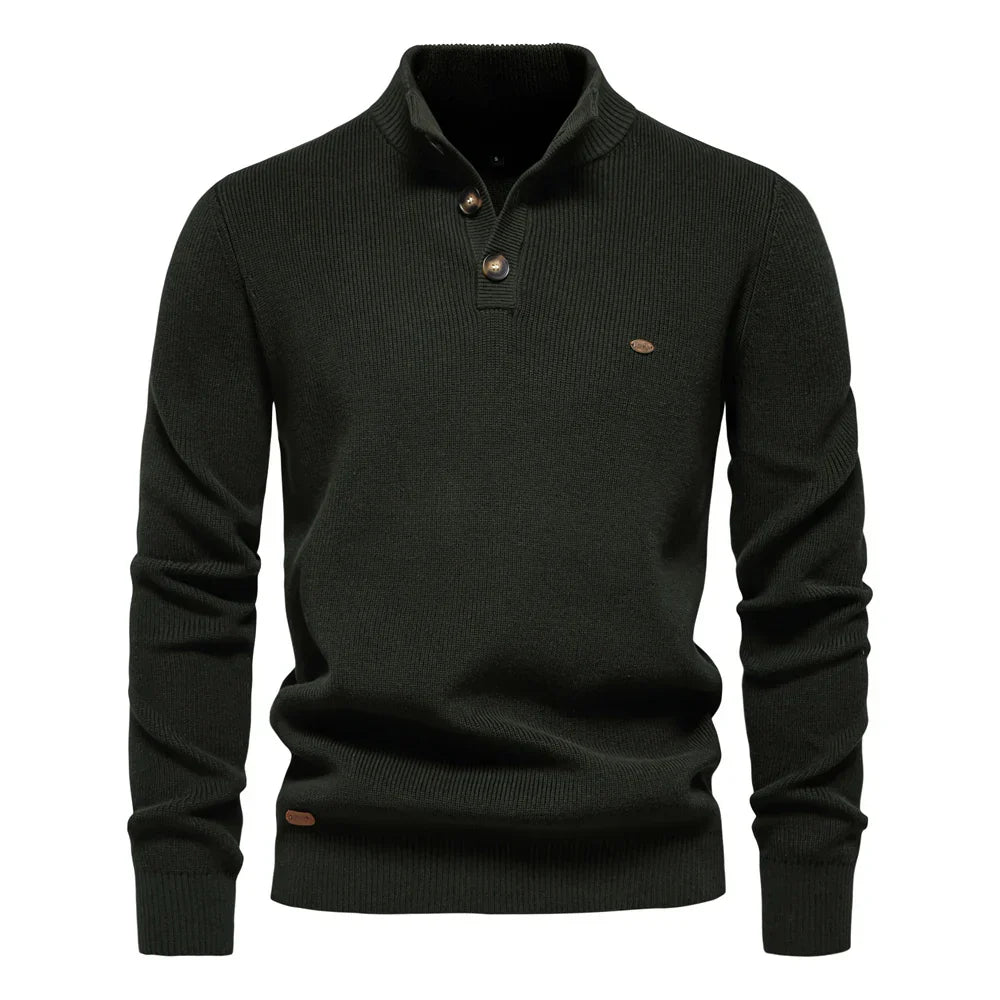 Lilian™ | Men's Sweater with Button Design