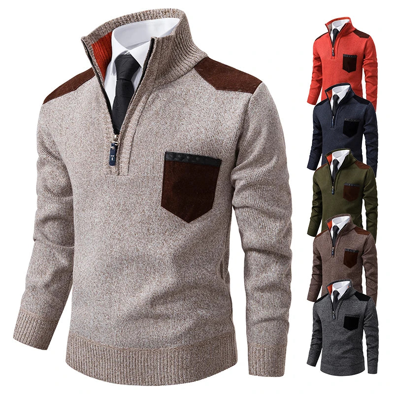 Clinton™ – Refined Half-Zip Sweater