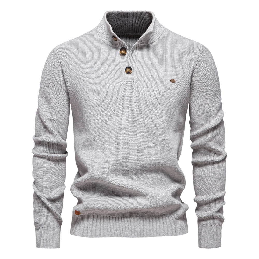 Lilian™ | Men's Sweater with Button Design