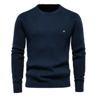 Xavier™ | Sweater with Grid Pattern