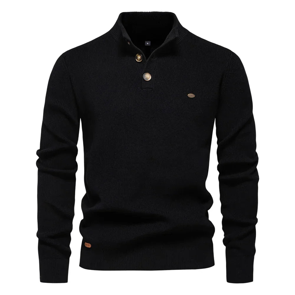Lilian™ | Men's Sweater with Button Design