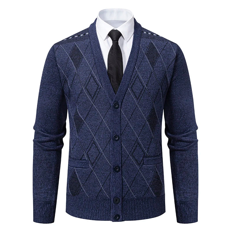 Preston™ – Diamond Knit Cardigan