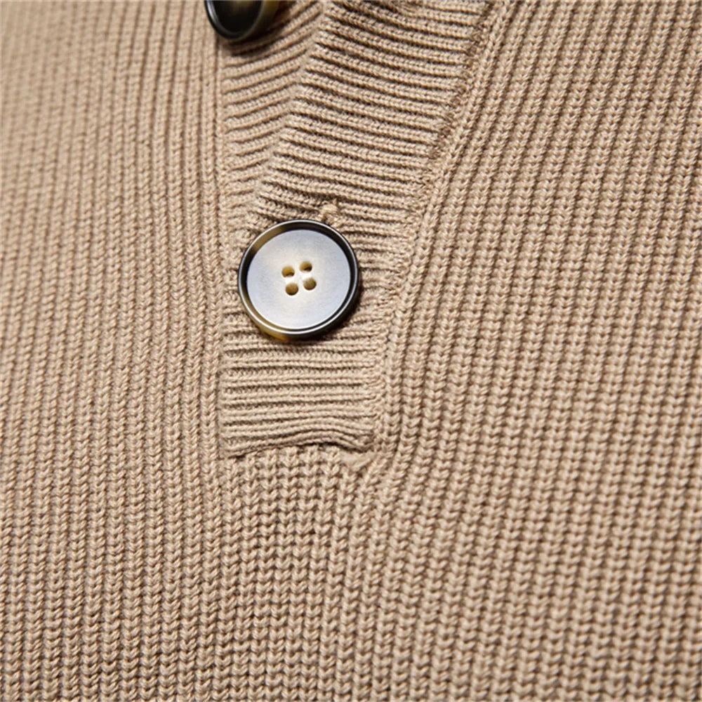 Lilian™ | Men's Sweater with Button Design