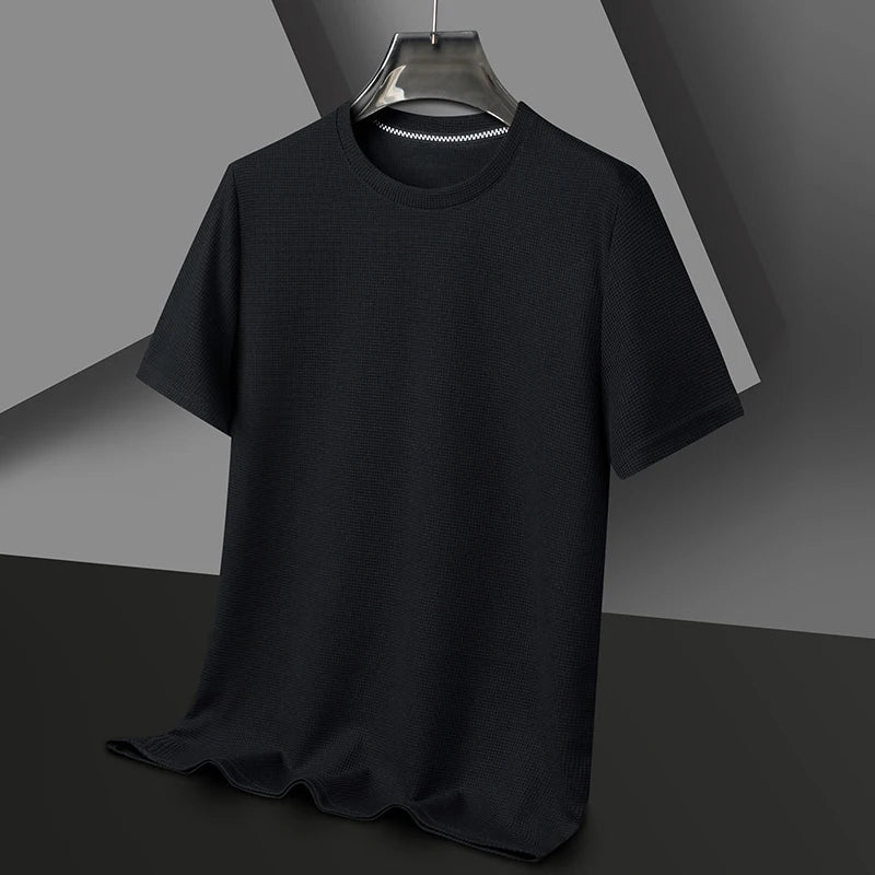 Ewan™ – Textured Knit T-Shirt