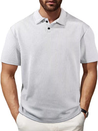 Stuart™ – Classic Textured Polo Shirt