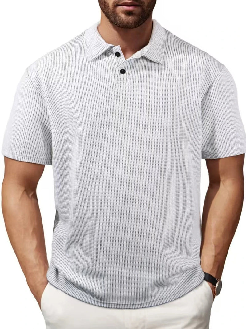 Stuart™ – Classic Textured Polo Shirt