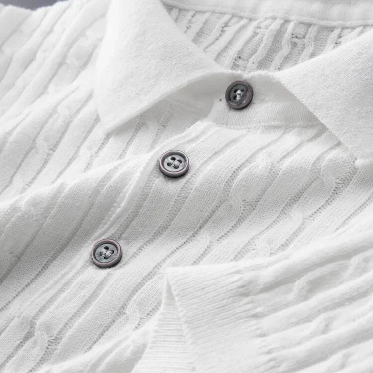 Winston™ | Textured Cotton Polo