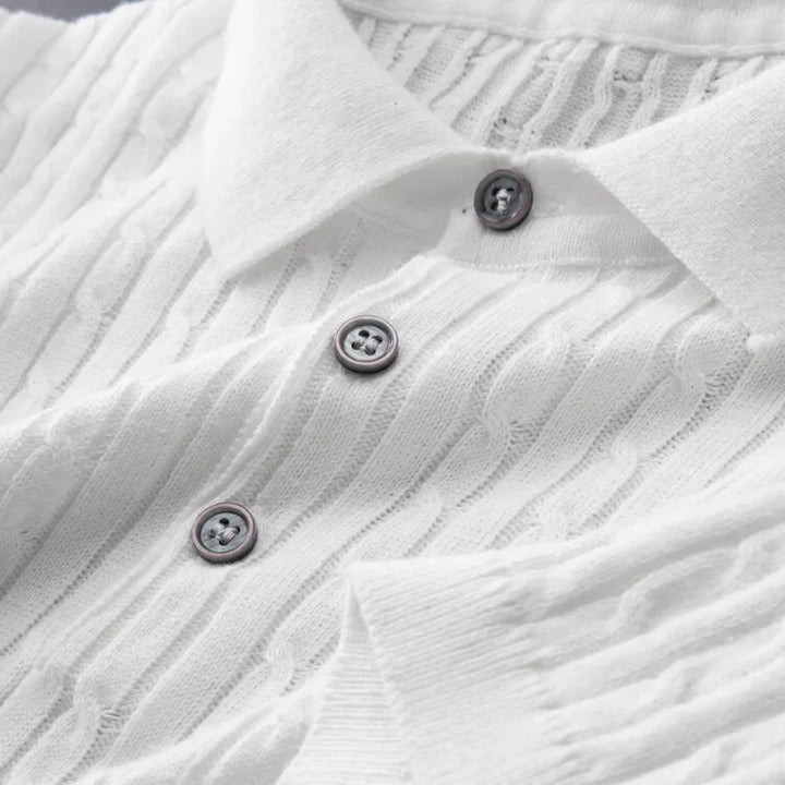 Winston™ | Textured Cotton Polo