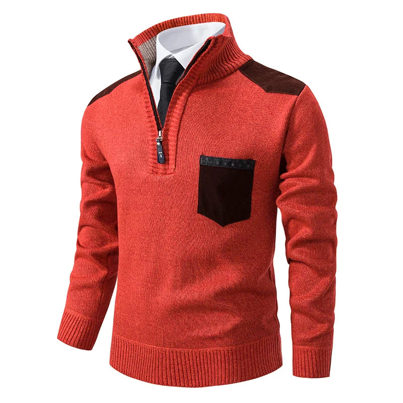 Clinton™ – Refined Half-Zip Sweater