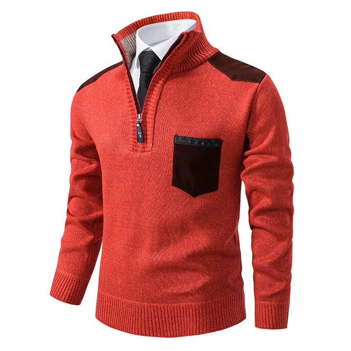 Clinton™ – Refined Half-Zip Sweater