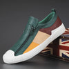 Liam™ | Genuine Leather Zip Sneakers