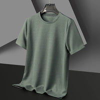 Ewan™ – Textured Knit T-Shirt