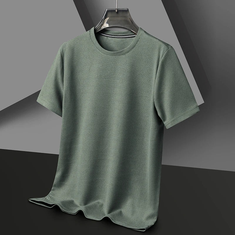 Ewan™ – Textured Knit T-Shirt