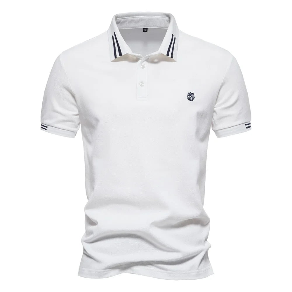 Noah™ – Refined Stripe Collar Polo