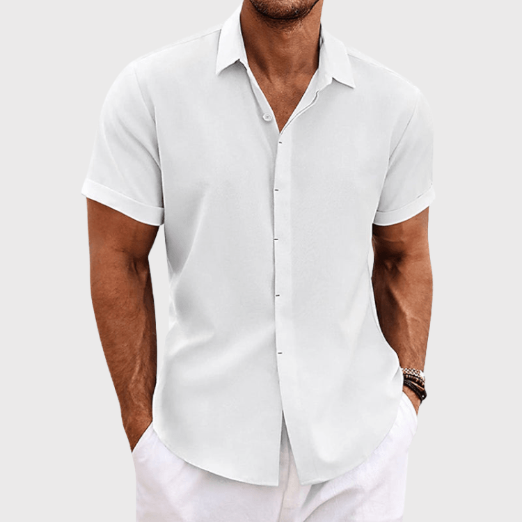 Aiden™ | Classic Linen-Blend Shirt