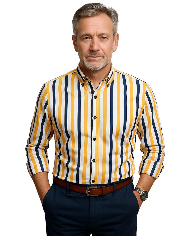 Haven – Men’s Casual Striped Shirt