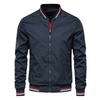 Adrian™ – Men’s Striped Trim Bomber Jacket
