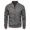 Adrian™ – Men’s Striped Trim Bomber Jacket