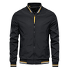 Adrian™ – Men’s Striped Trim Bomber Jacket
