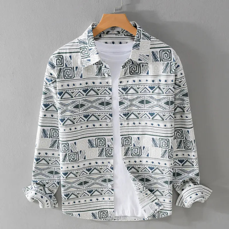 Eliott™ | Printed Cotton Shirt