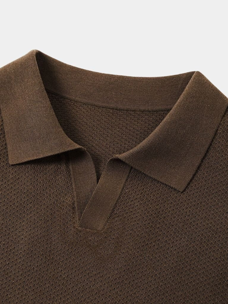 Harvey™ | Deep Brown Polo Shirt