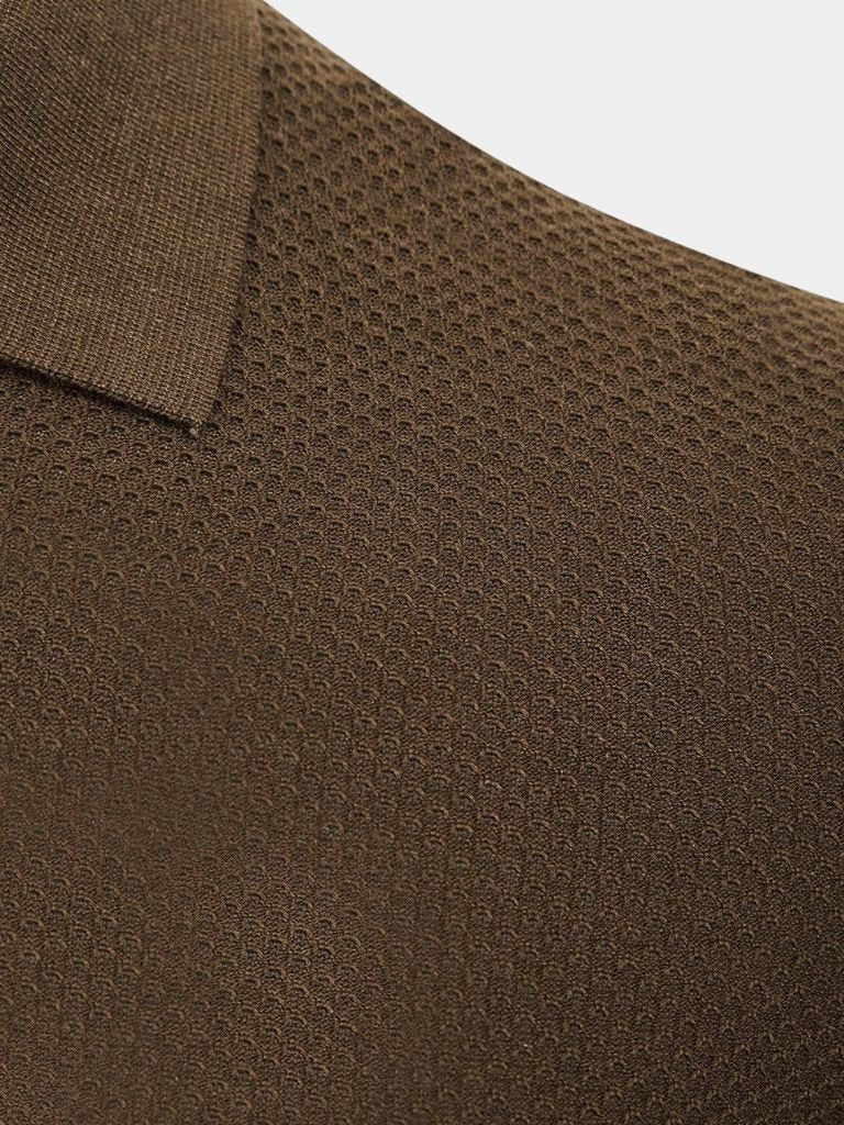 Harvey™ | Deep Brown Polo Shirt