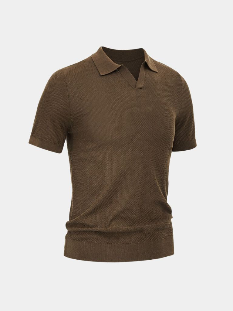 Harvey™ | Deep Brown Polo Shirt