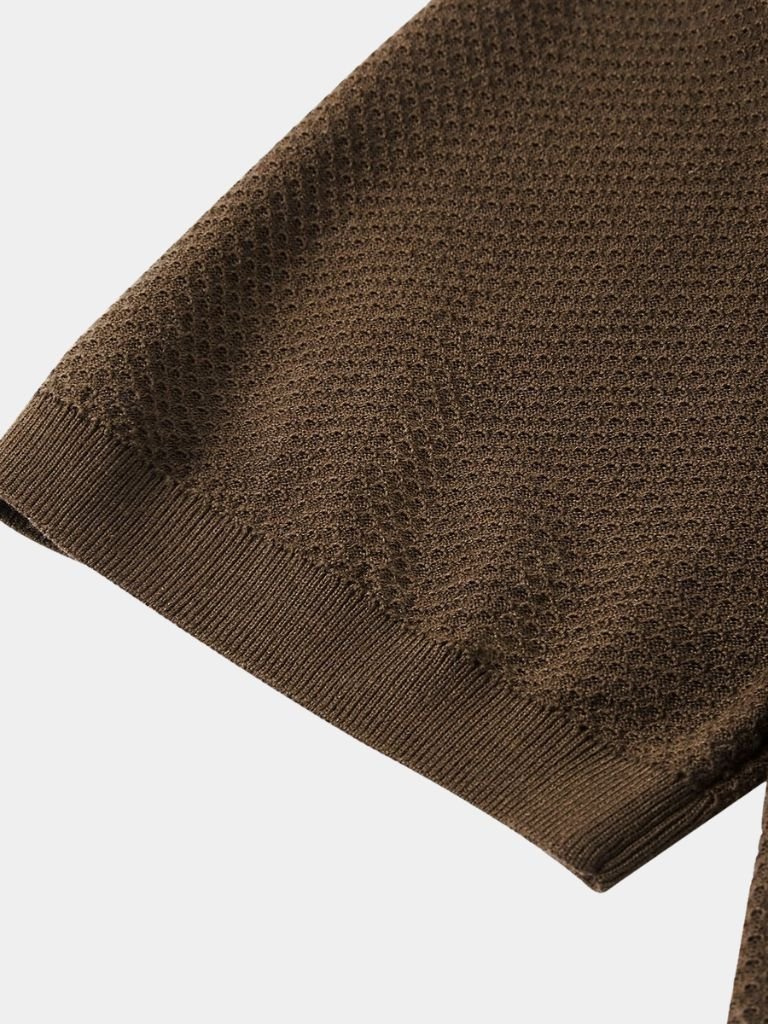 Harvey™ | Deep Brown Polo Shirt