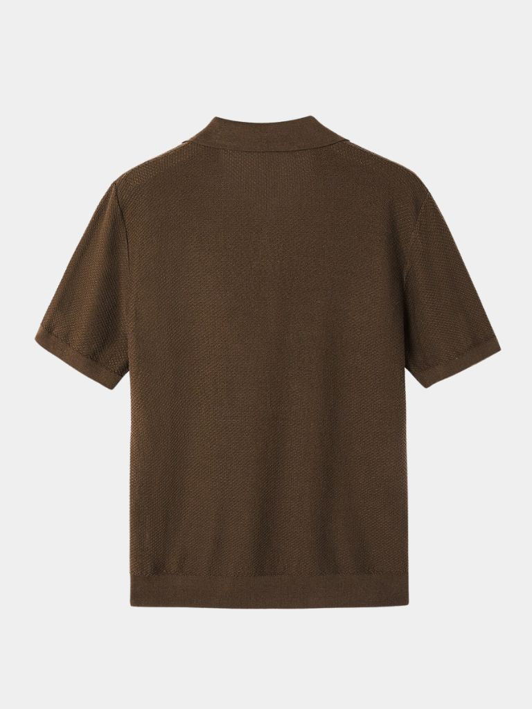 Harvey™ | Deep Brown Polo Shirt