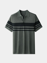 Callum™ | Caramel Textured Polo Shirt
