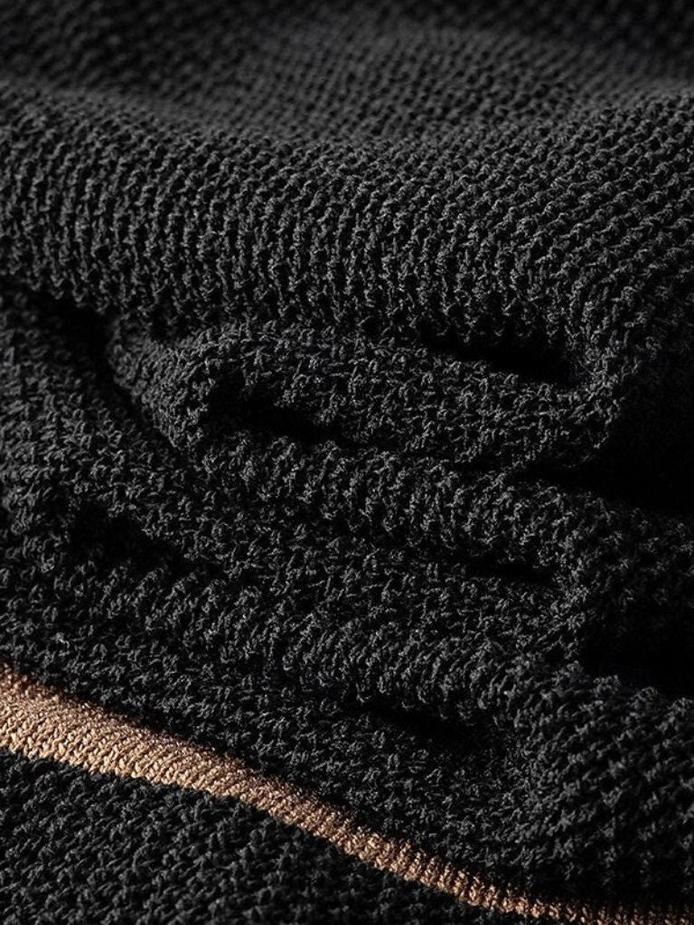 Callum™ | Caramel Textured Polo Shirt
