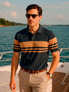 Callum™ | Caramel Textured Polo Shirt