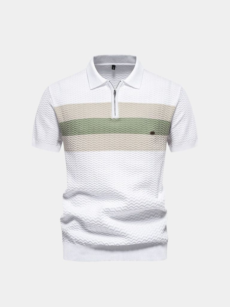 Victor™ | Quarter Zip Polo Shirt