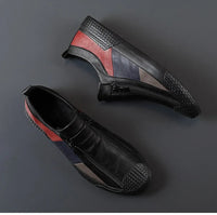 Liam™ | Genuine Leather Zip Sneakers