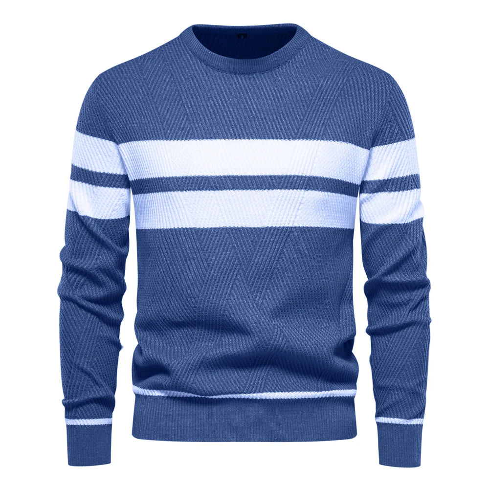 Belgravia™ – Textured Stripe Crew