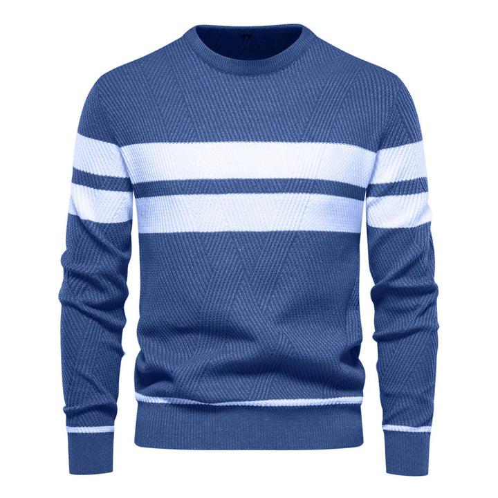 Belgravia™ – Textured Stripe Crew